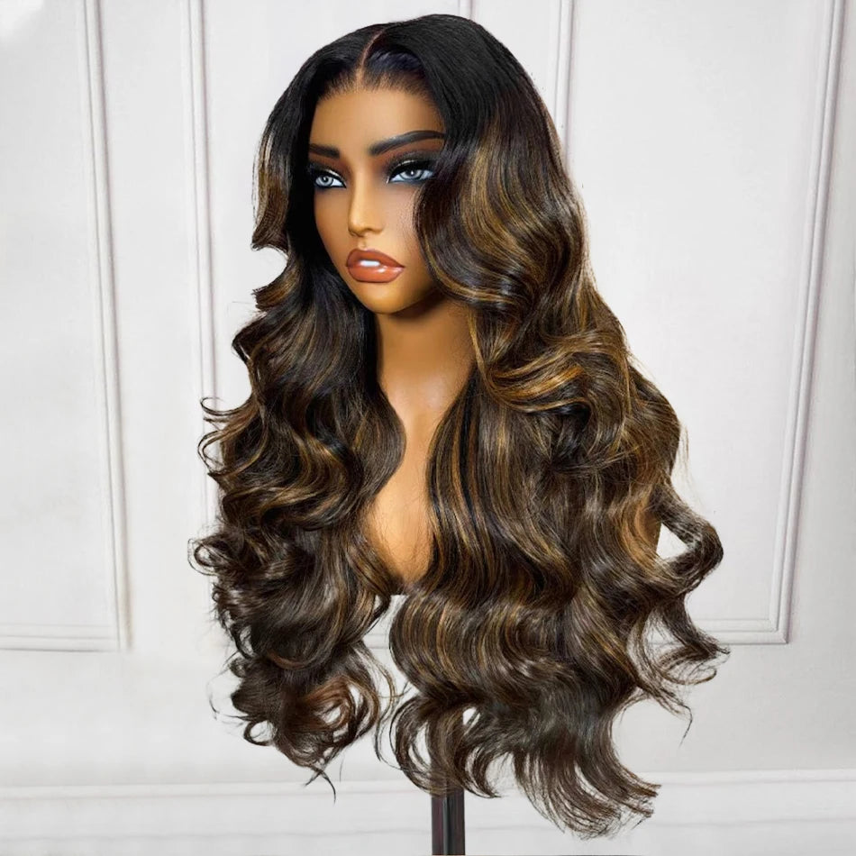 Highlight Body Wave Human Hair Wigs
