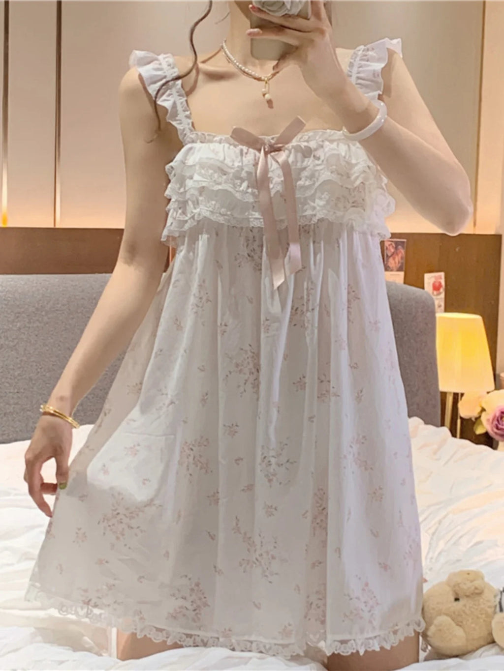 Princess Style Camisole Nightgown
