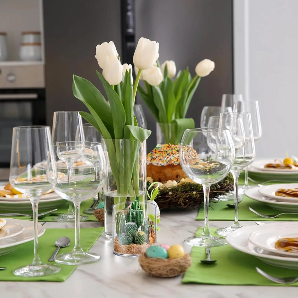 Hurricane Floating Candle Holder for Table Centerpiece