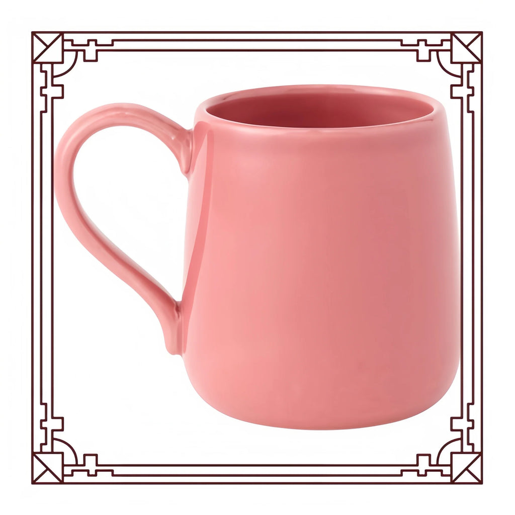 16 oz Pink Stoneware Mug