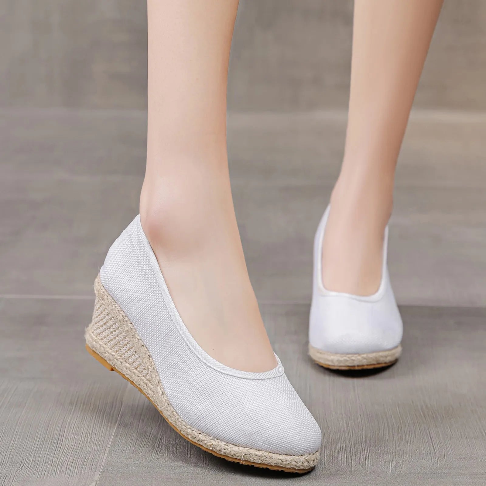 Casual Slip-On Pumps
