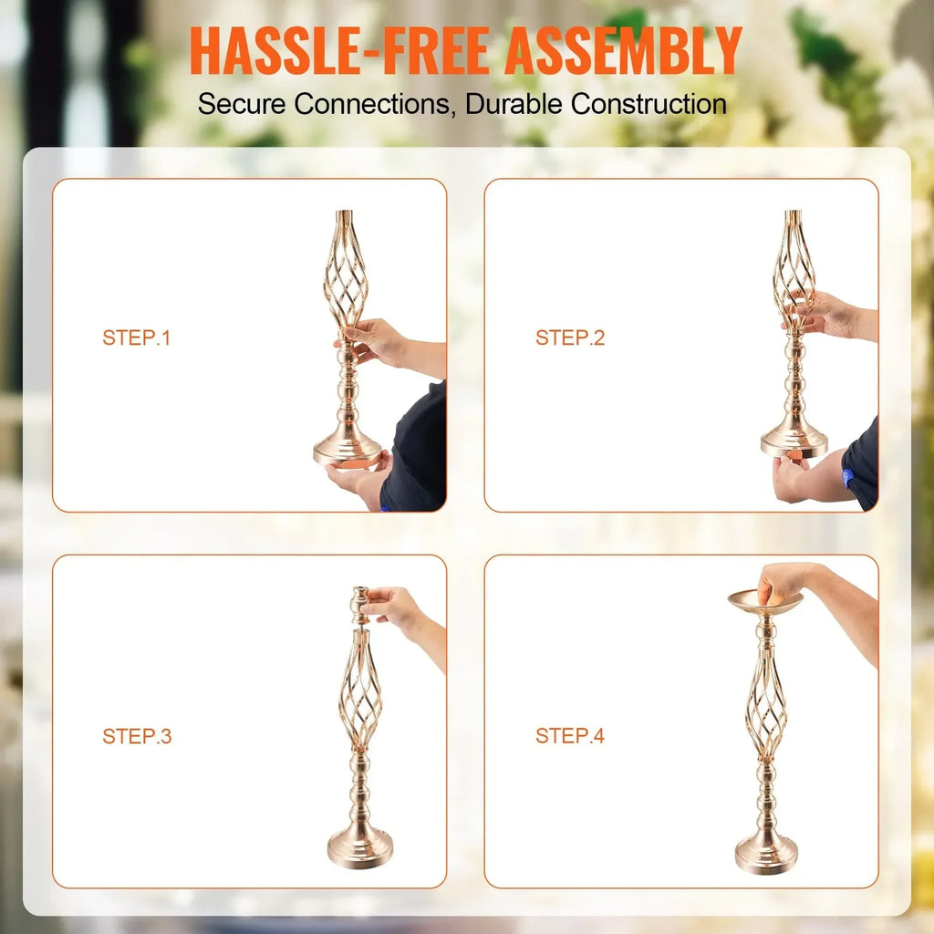 Metal Gold All Occasion vases,