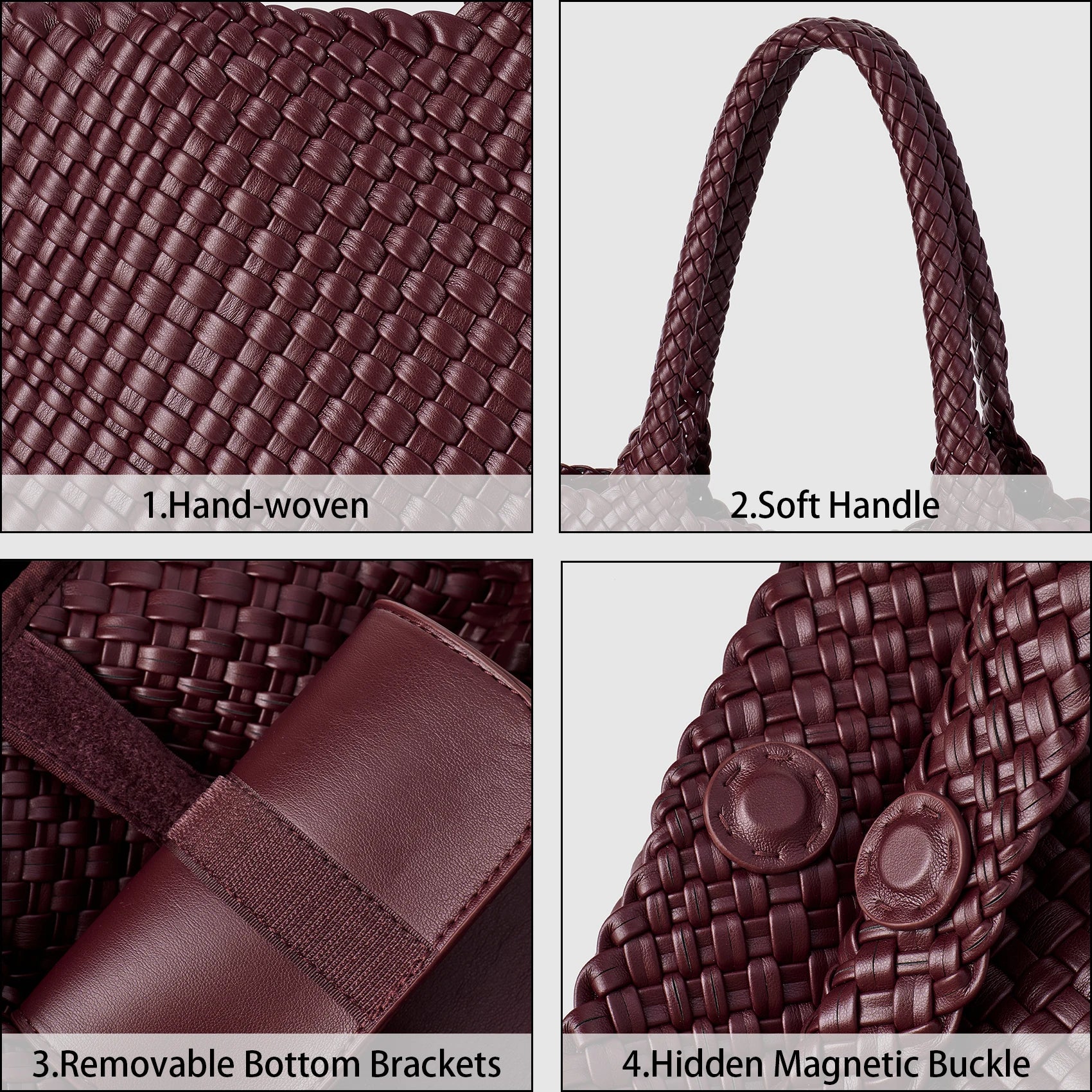 Woven Tote Bag Vegan