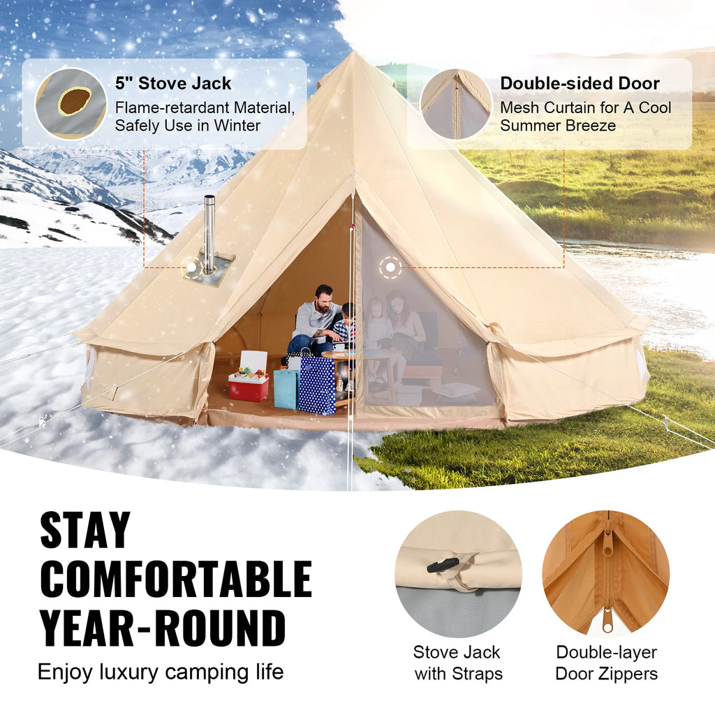 Canvas Bell Tent 4 Seasons