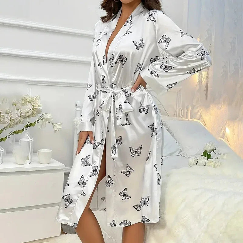 Sexy Satin Robe