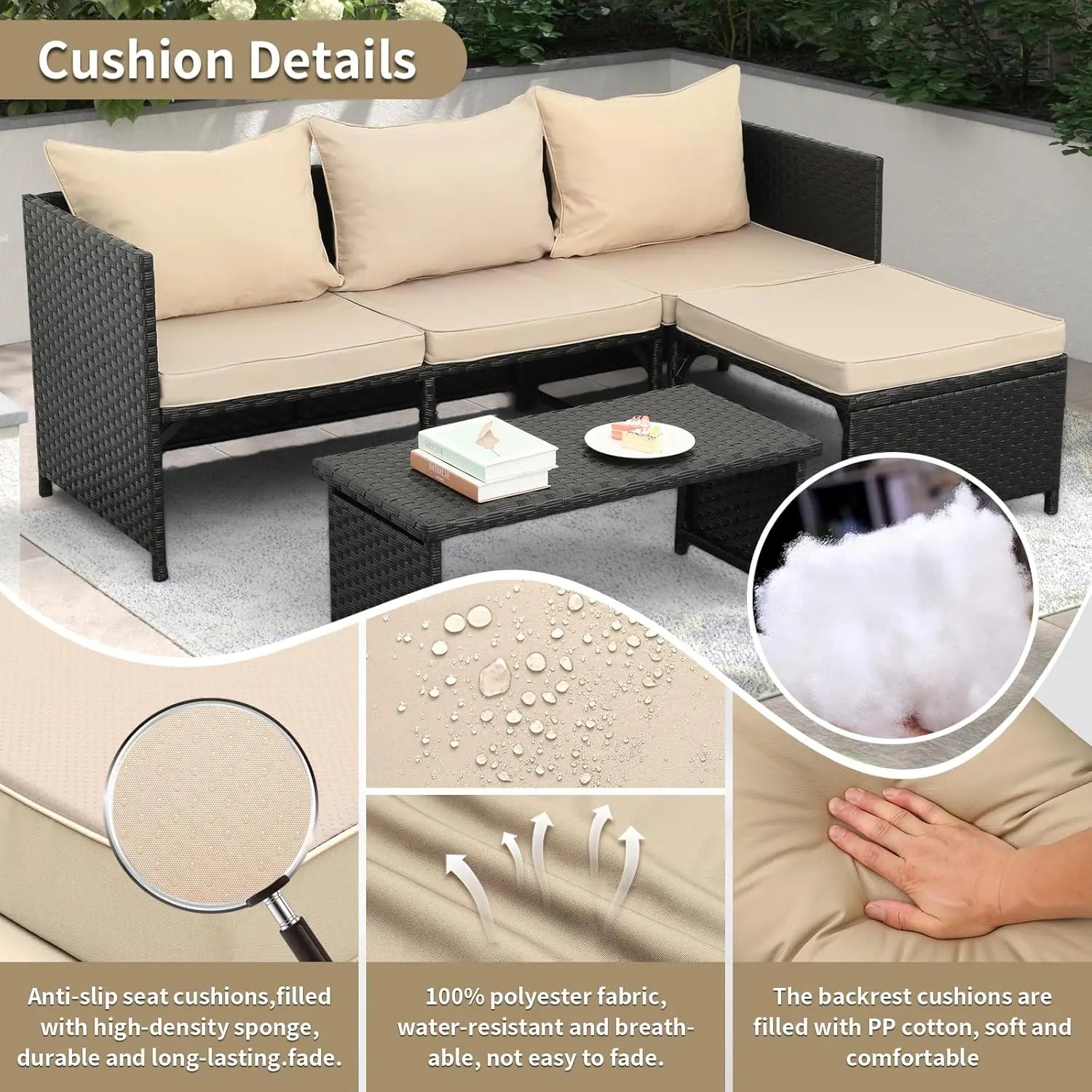 Beautiful 3 - Piece Garden Set