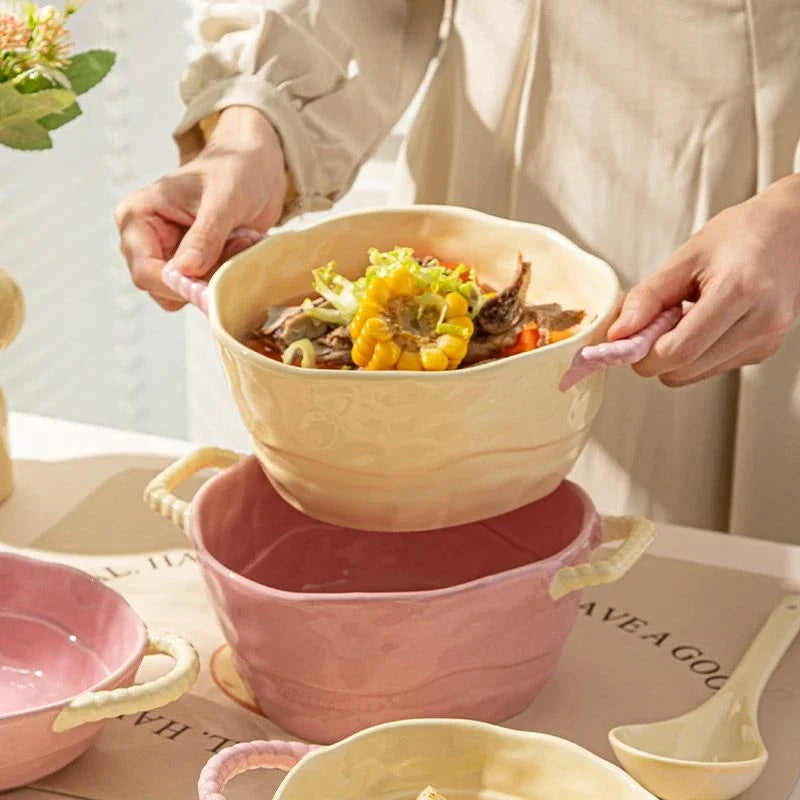 Large Size Ceramic  Versatile Serving Bowls