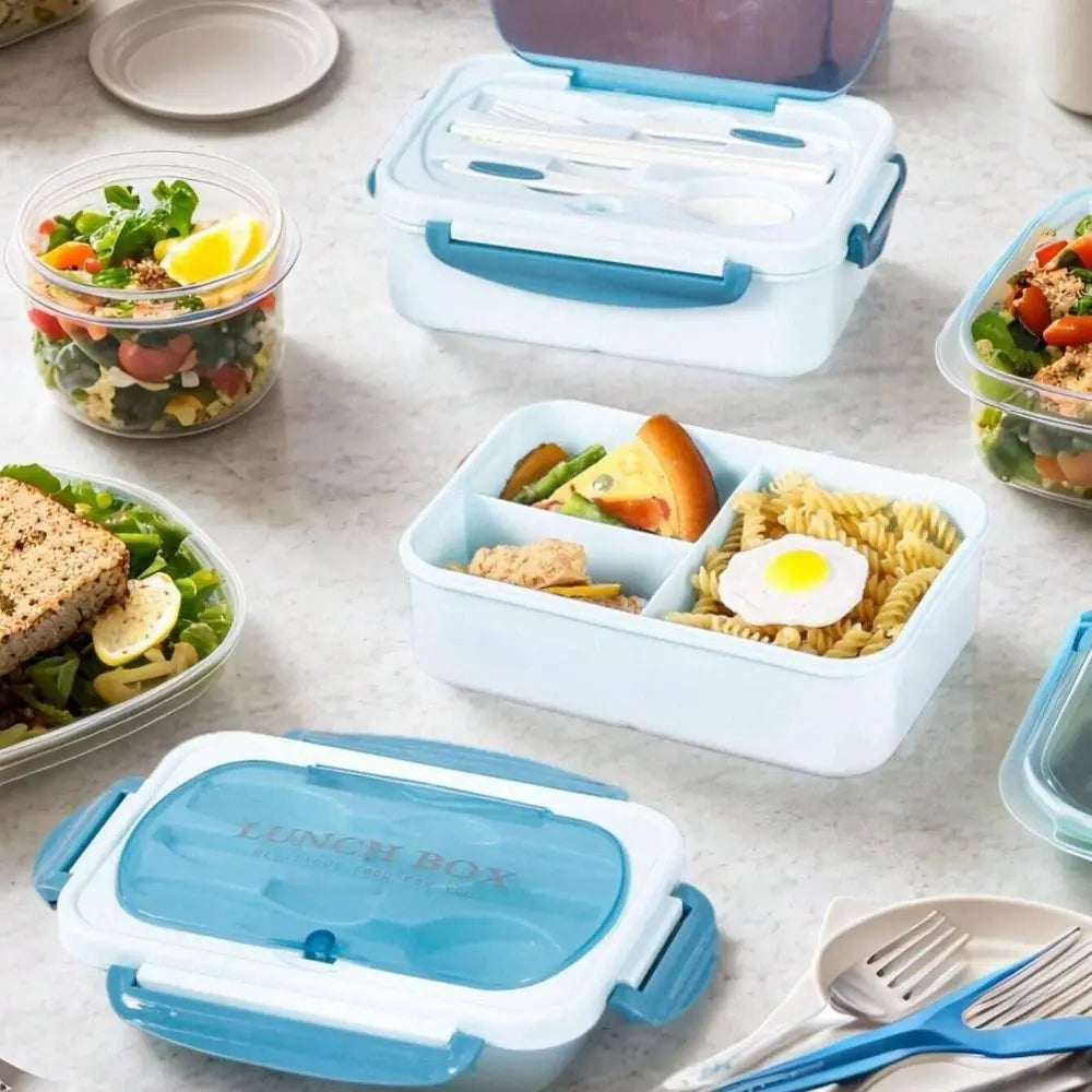 Durable With Cutlery Student Lunch Box