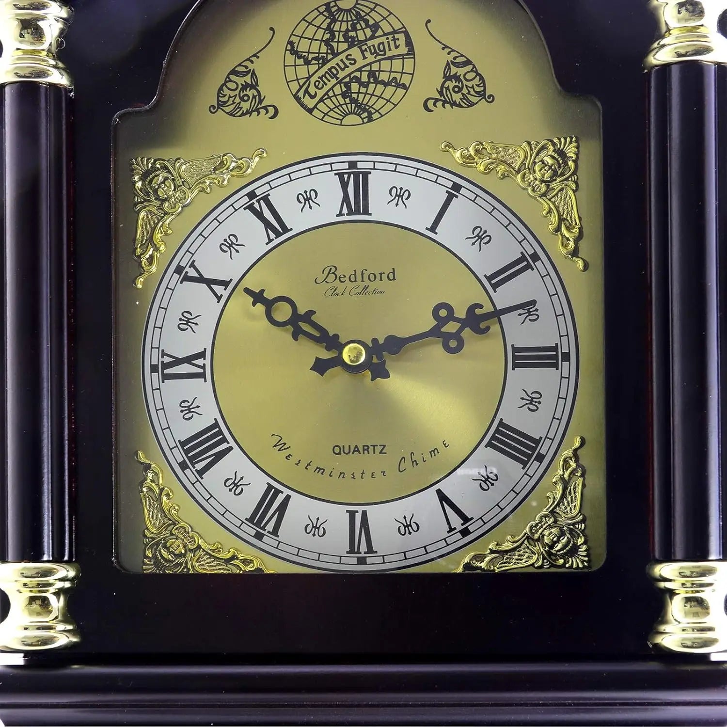 Antique Mahogany Cherry Oak Wall Clock