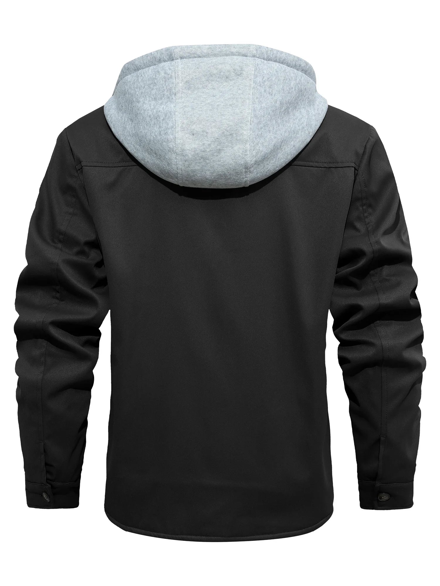 Fleece-Lined Hooded Jacket