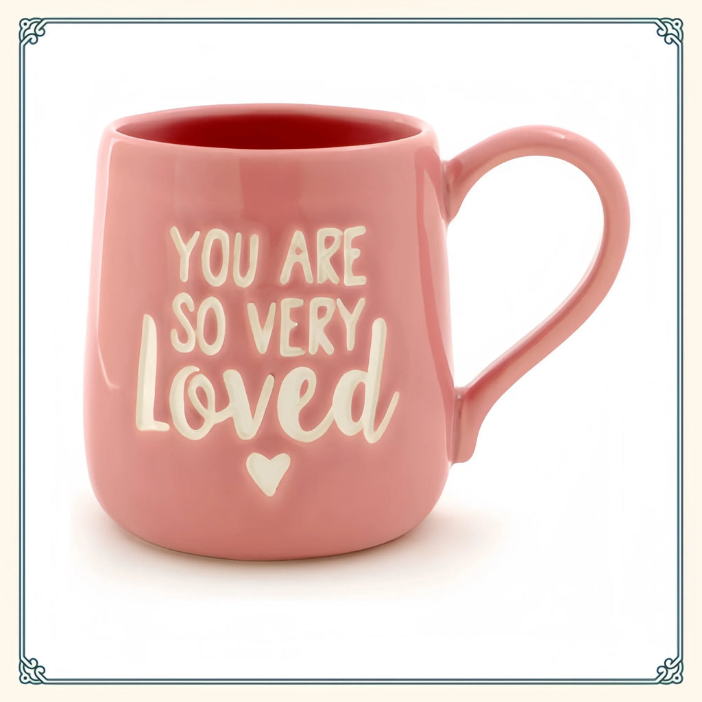 16 oz Pink Stoneware Mug