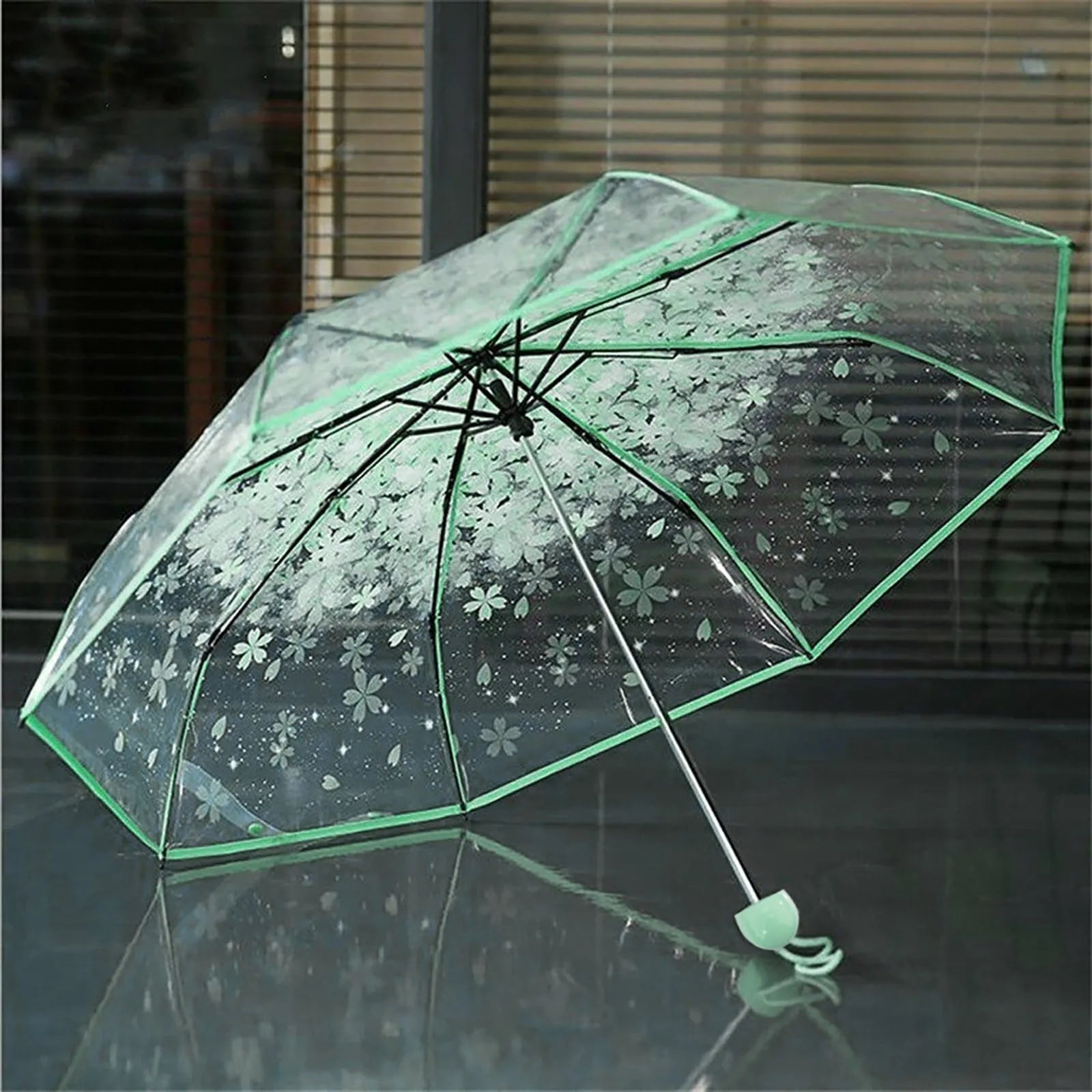 Transparent Clear Umbrella 3 Fold