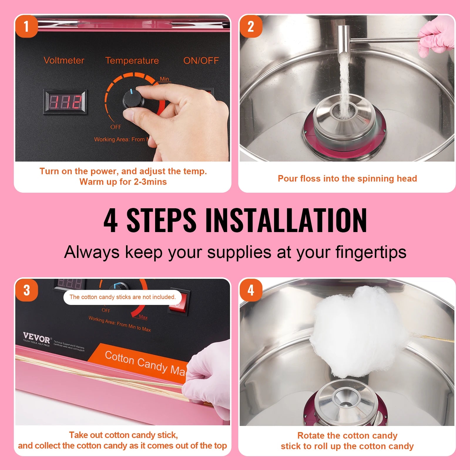 Electric Cotton Candy Machine