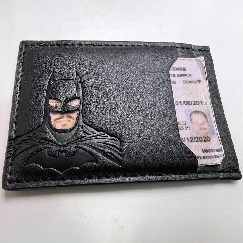 Personalized Leather Bat Wallet