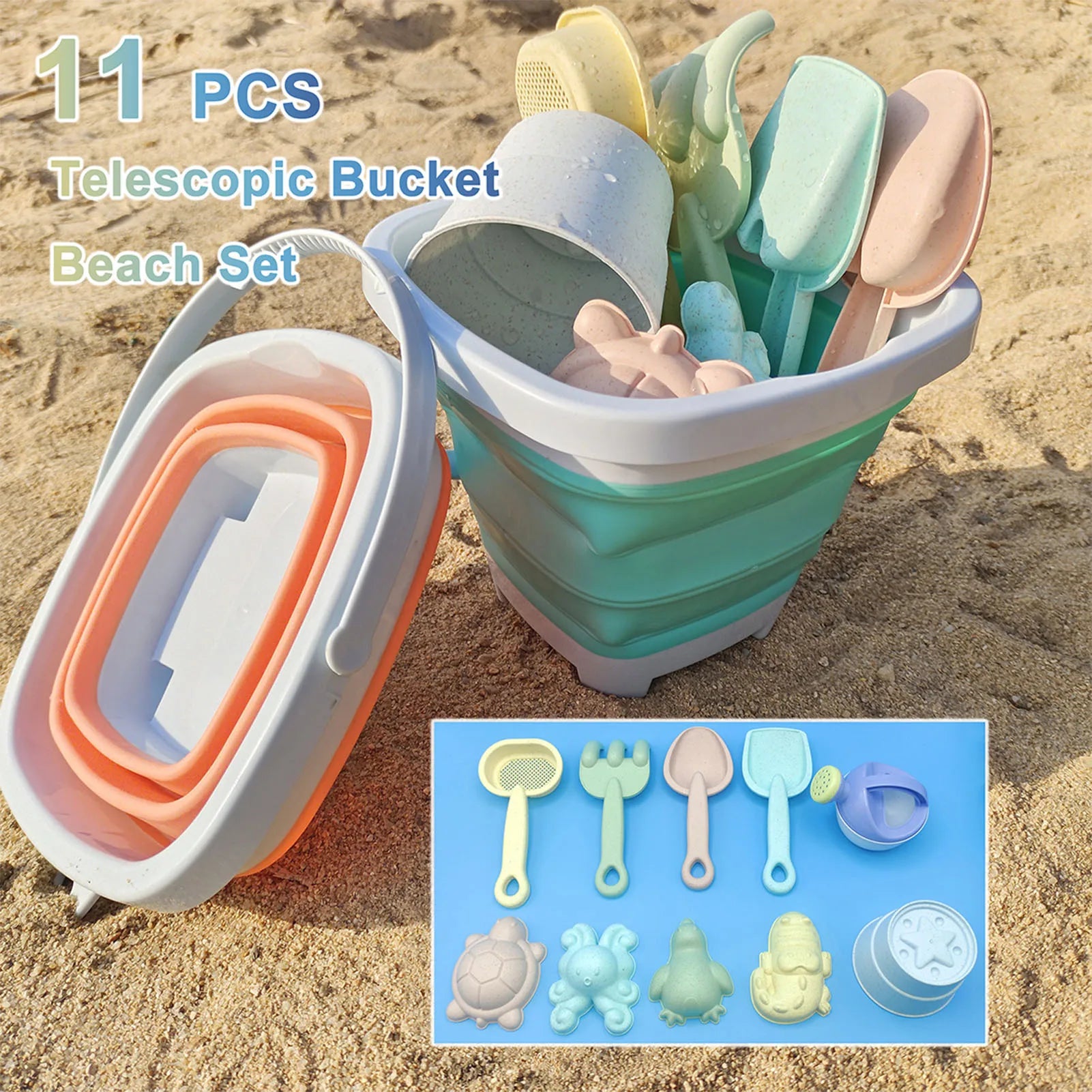 Foldable Beach Toys Set