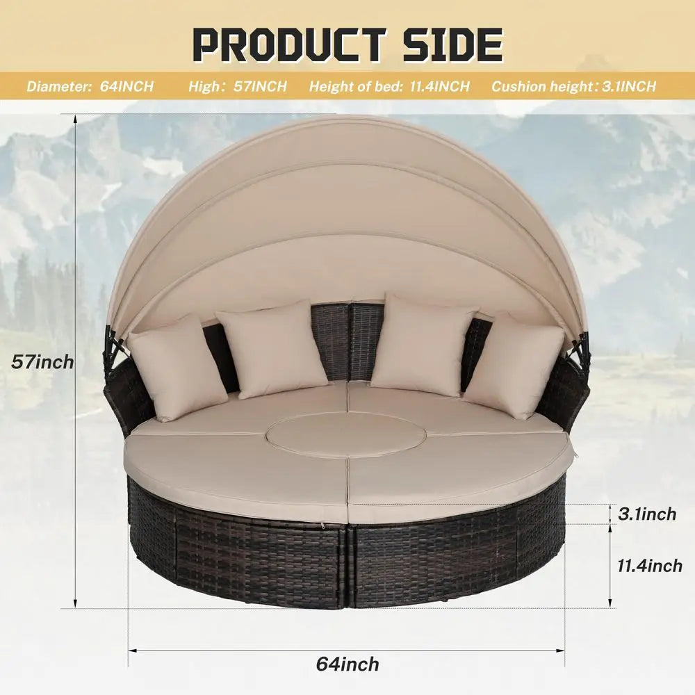 Relaxing Canopy Daybed
