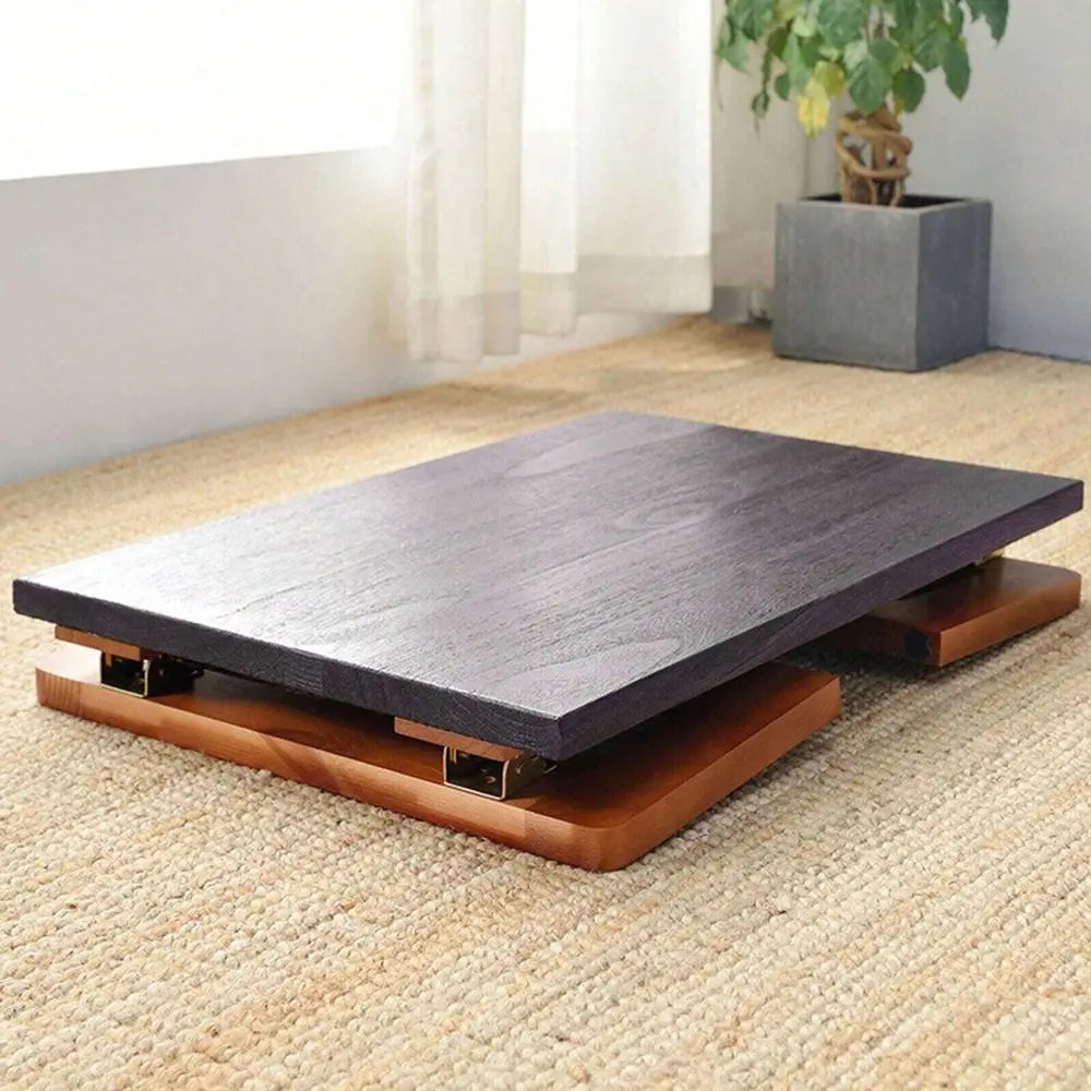 Solid Wood Floor Seating Low Table