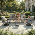 Aluminum 5 - Piece Patio Set