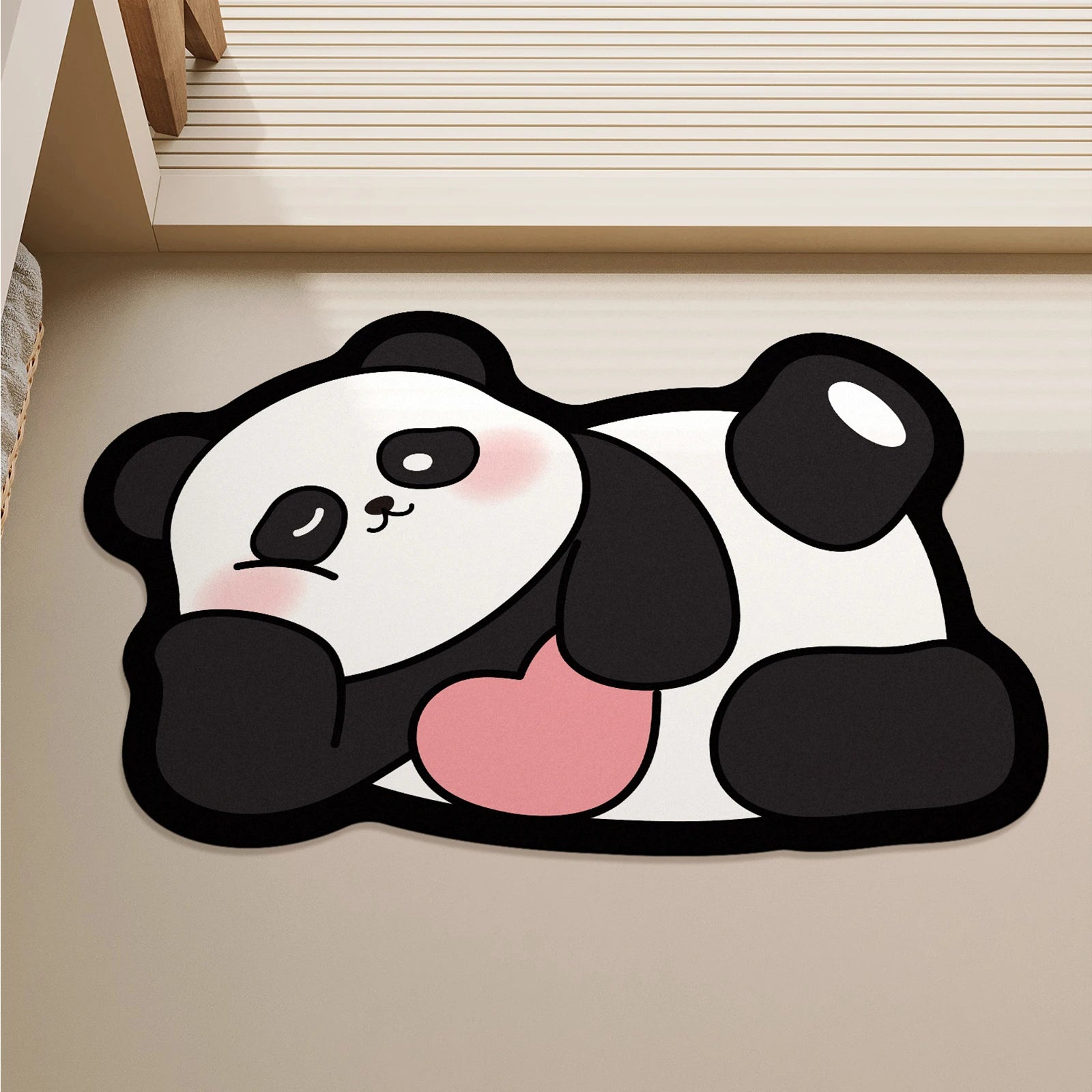 Panda  Bathroom Floor Mat