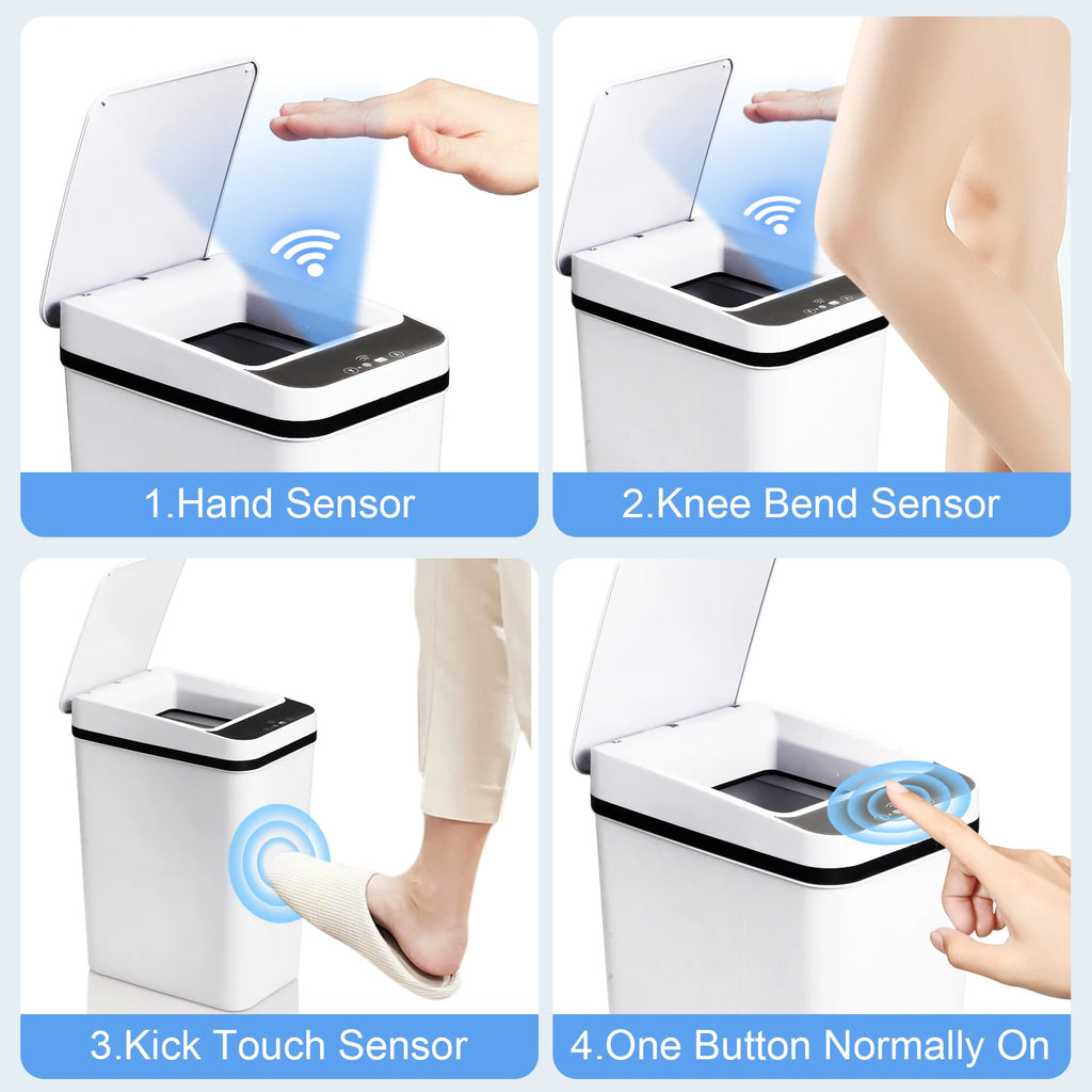 Touchless Motion Sensor Trash Cans