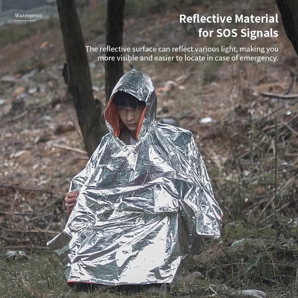 Emergency Raincoat Poncho