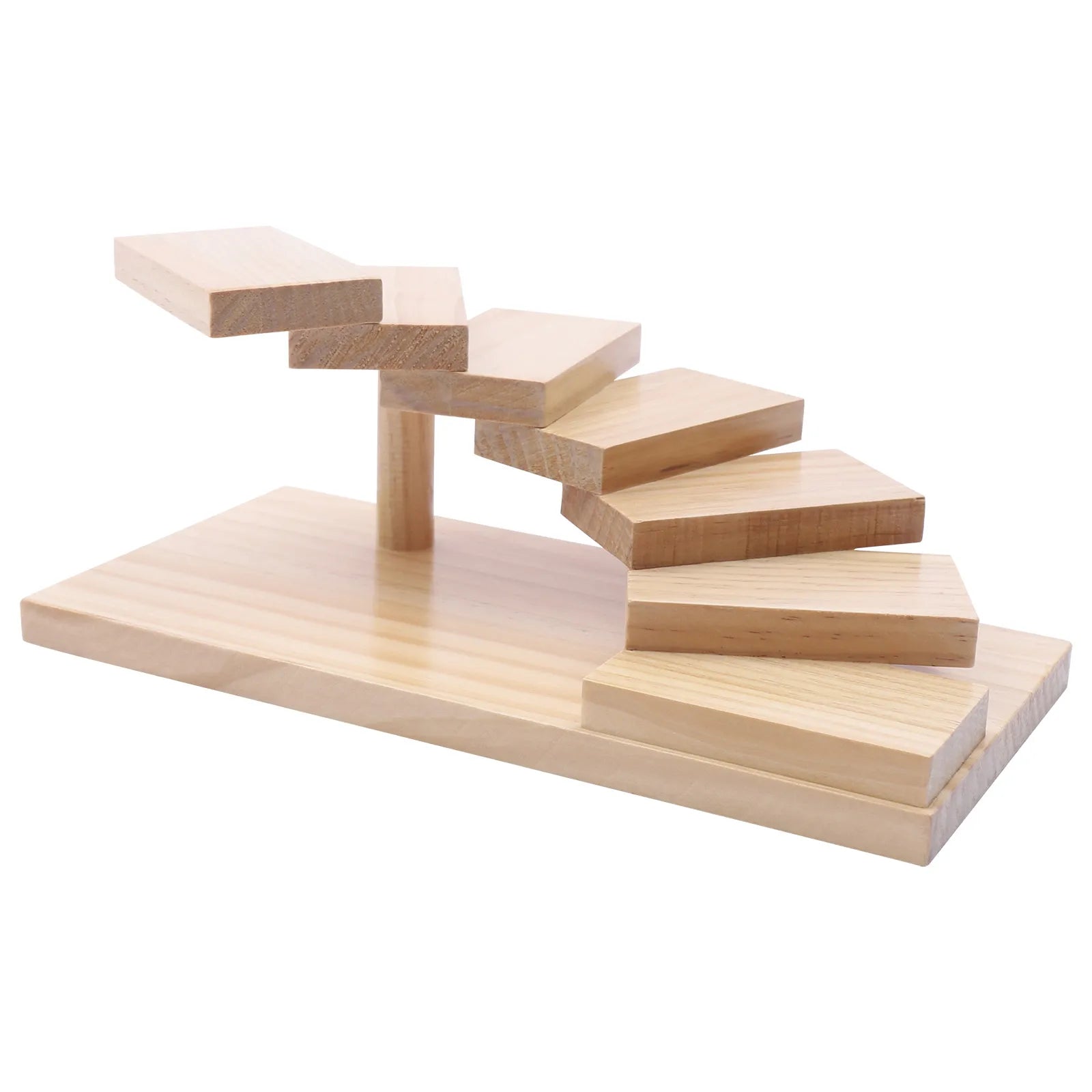 Wooden 7-Step Staircase Sushi Rack Tabletop