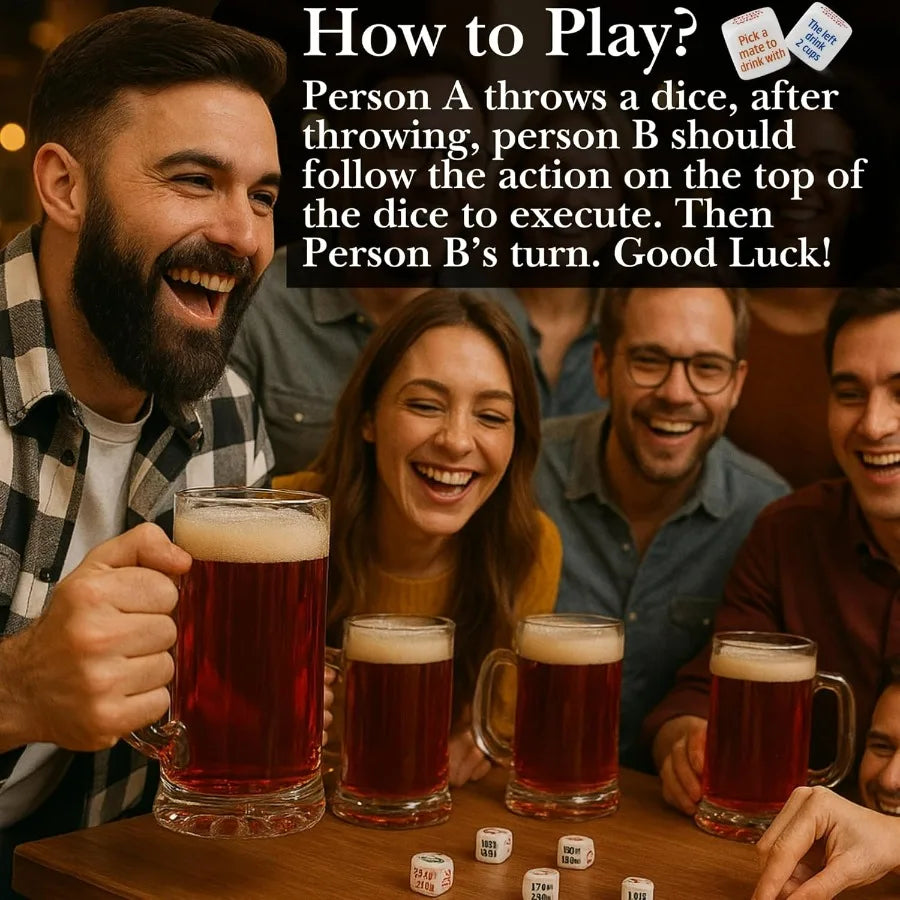 Eight Piece Beer Set for Entertaining