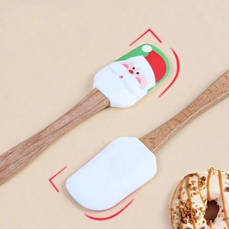 Holiday Festive Silicone Spatulas