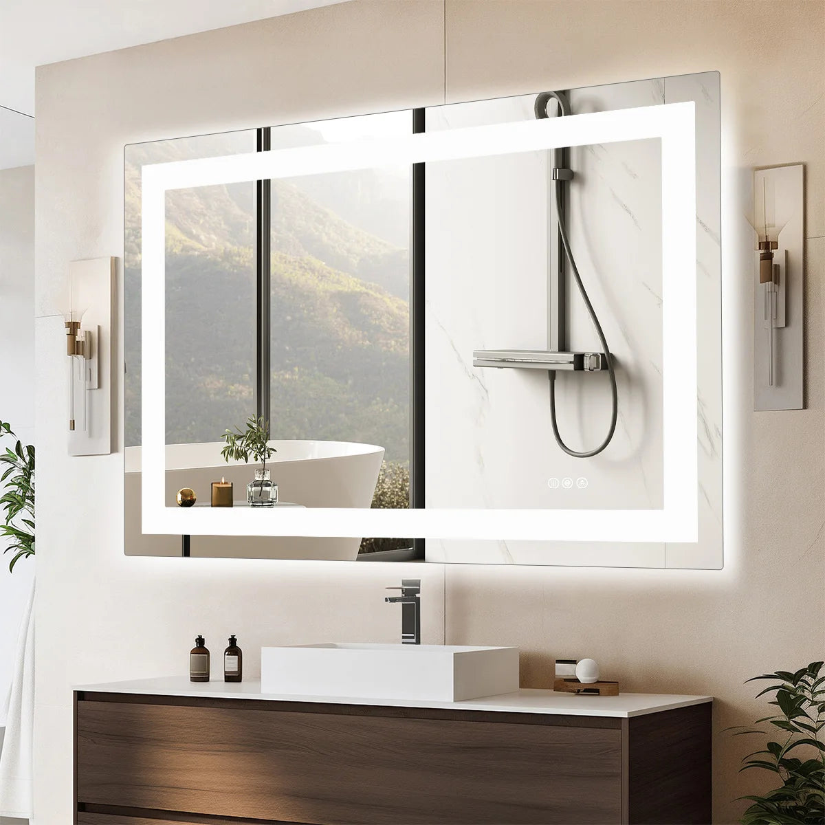 36"x 24"LED Bathroom Vanity Mirror for Wall