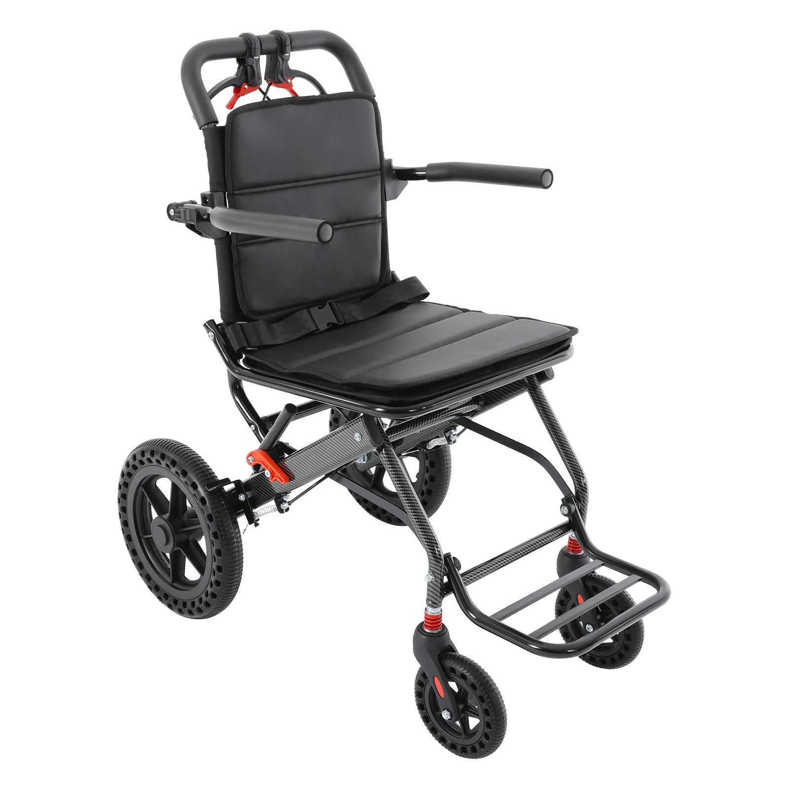 Elderly Foldable Transport Wheelchair