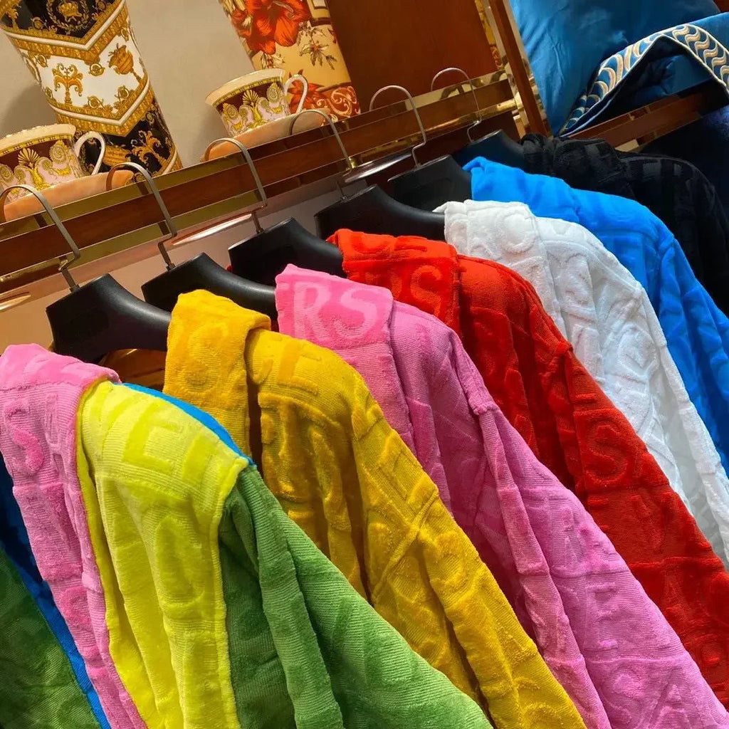 Long Sleeve Adult Bathrobe w/ Pockets