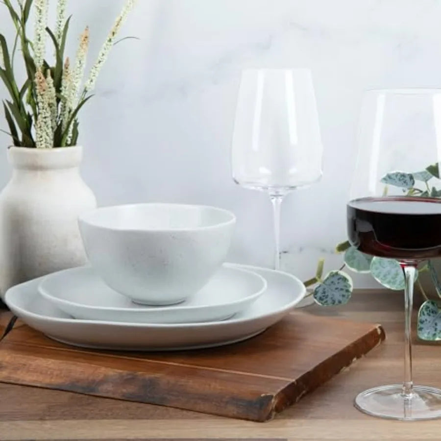 Large Bowl Stemware for Red/ White Wines Set of Four