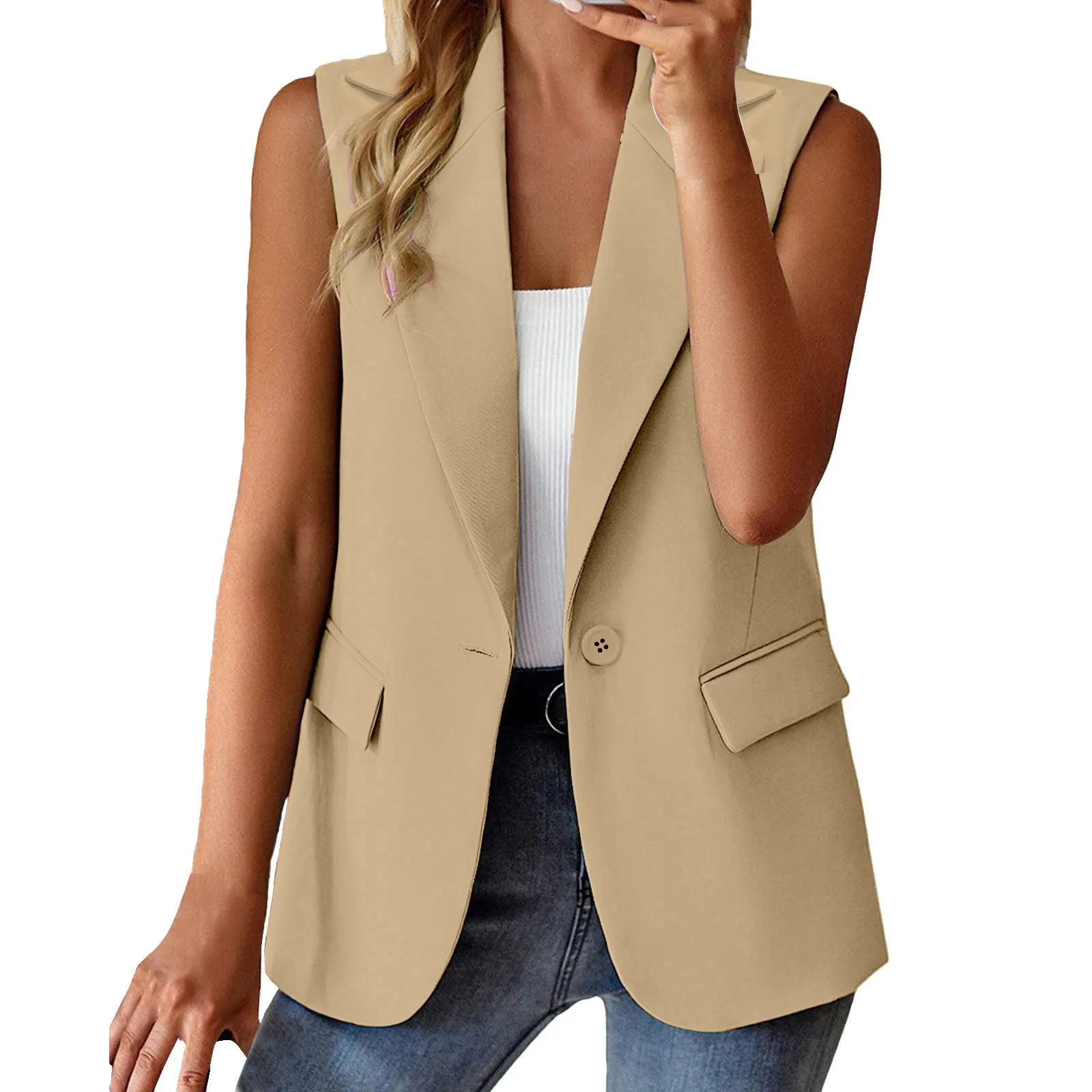 Casual Sleeveless Vest