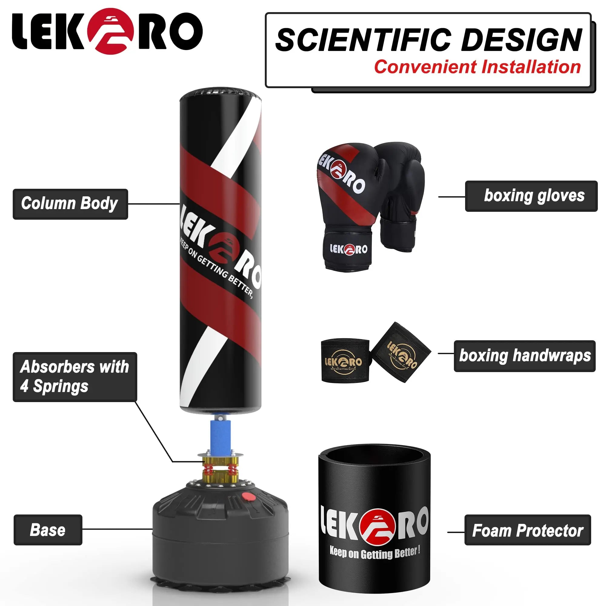Boxing  Standing  Tower Punching Bag