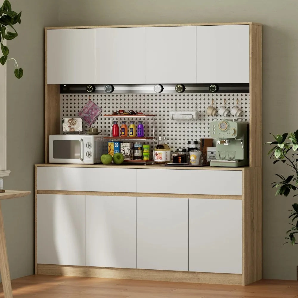 71" XL Pantry Cabinet with Countertop