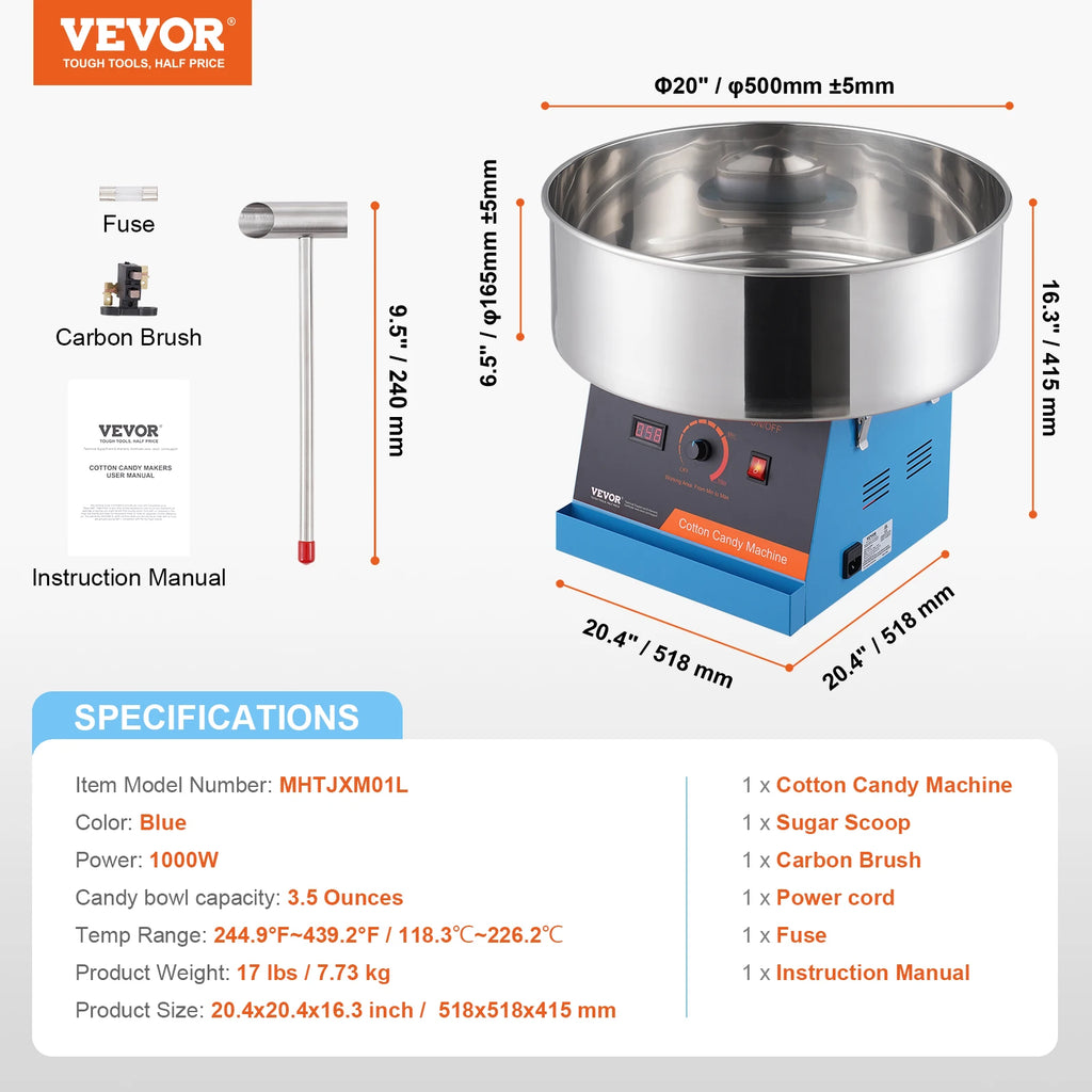 Electric Cotton Candy Machine