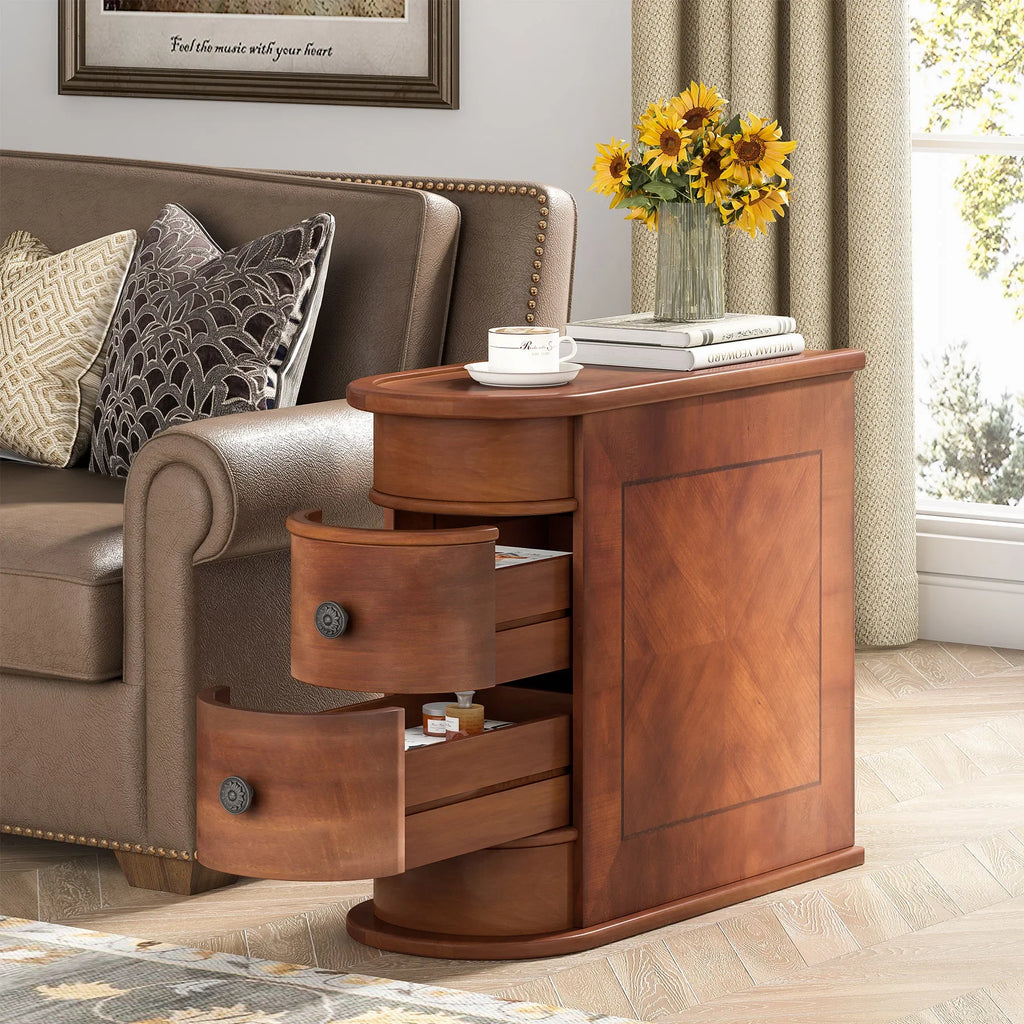 Solid Wood End Table