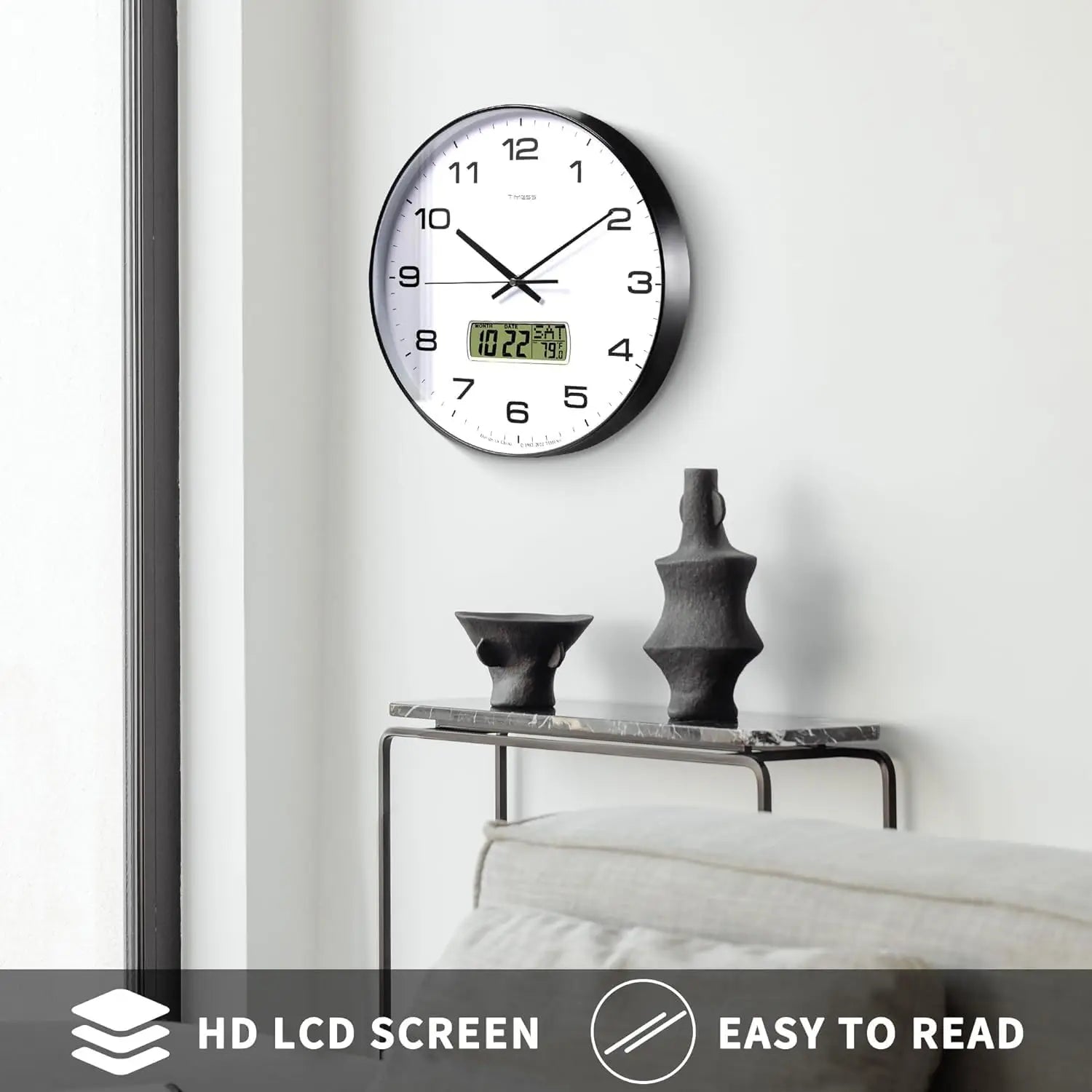 Timeless Calendar Wall Clock