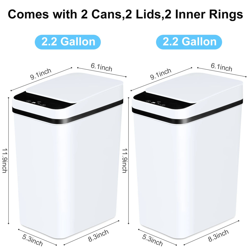 Touchless Motion Sensor Trash Cans