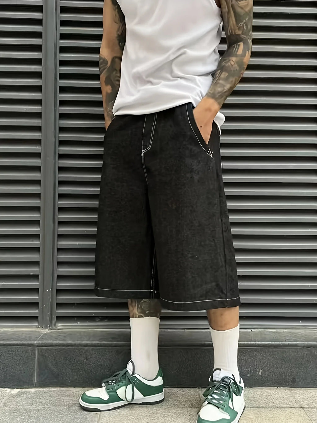 Hip-Hop Mid-Length Shorts