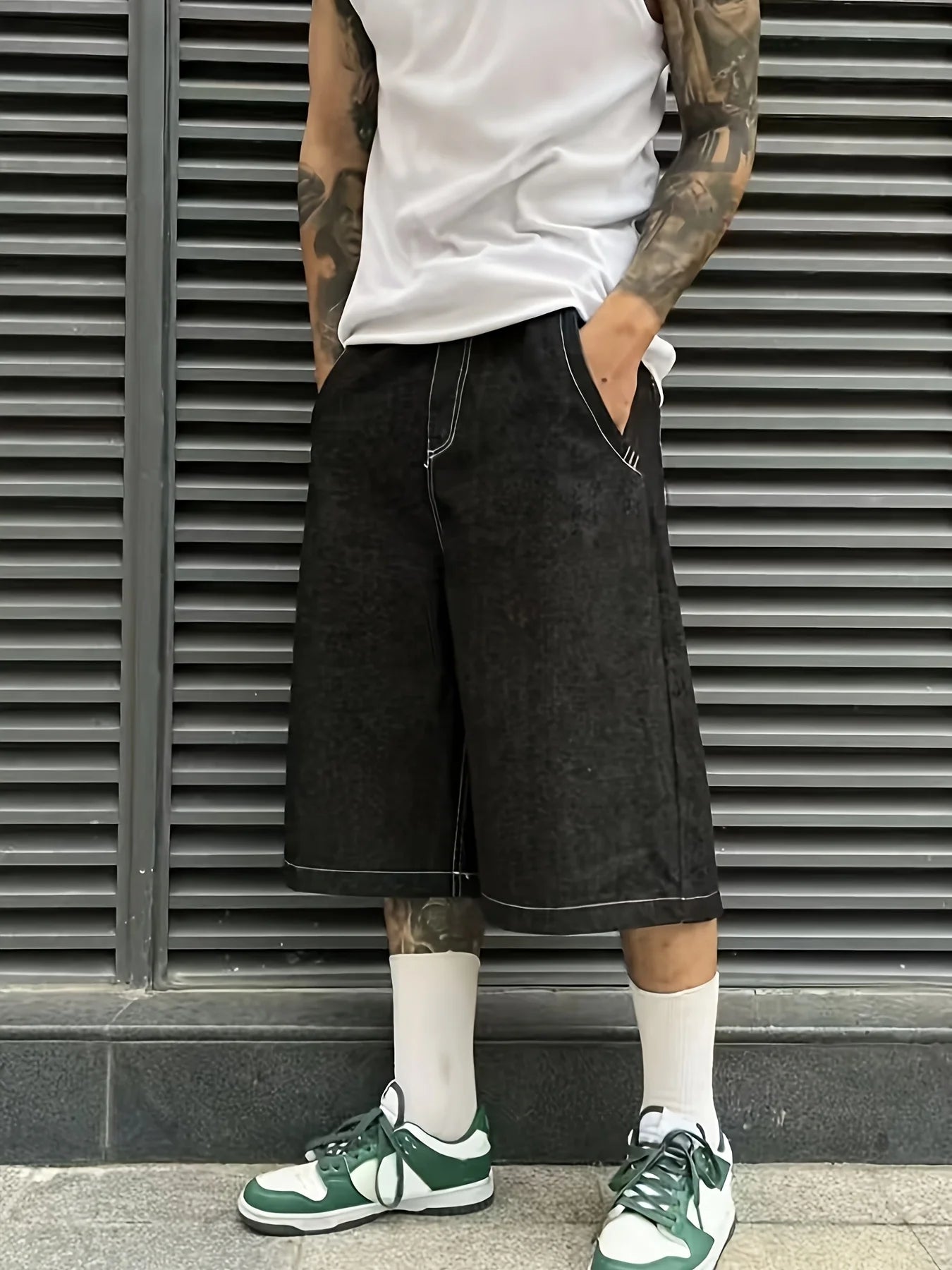 Hip-Hop Mid-Length Shorts