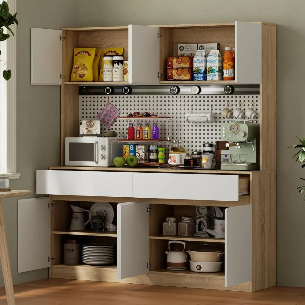 71" XL Pantry Cabinet with Countertop