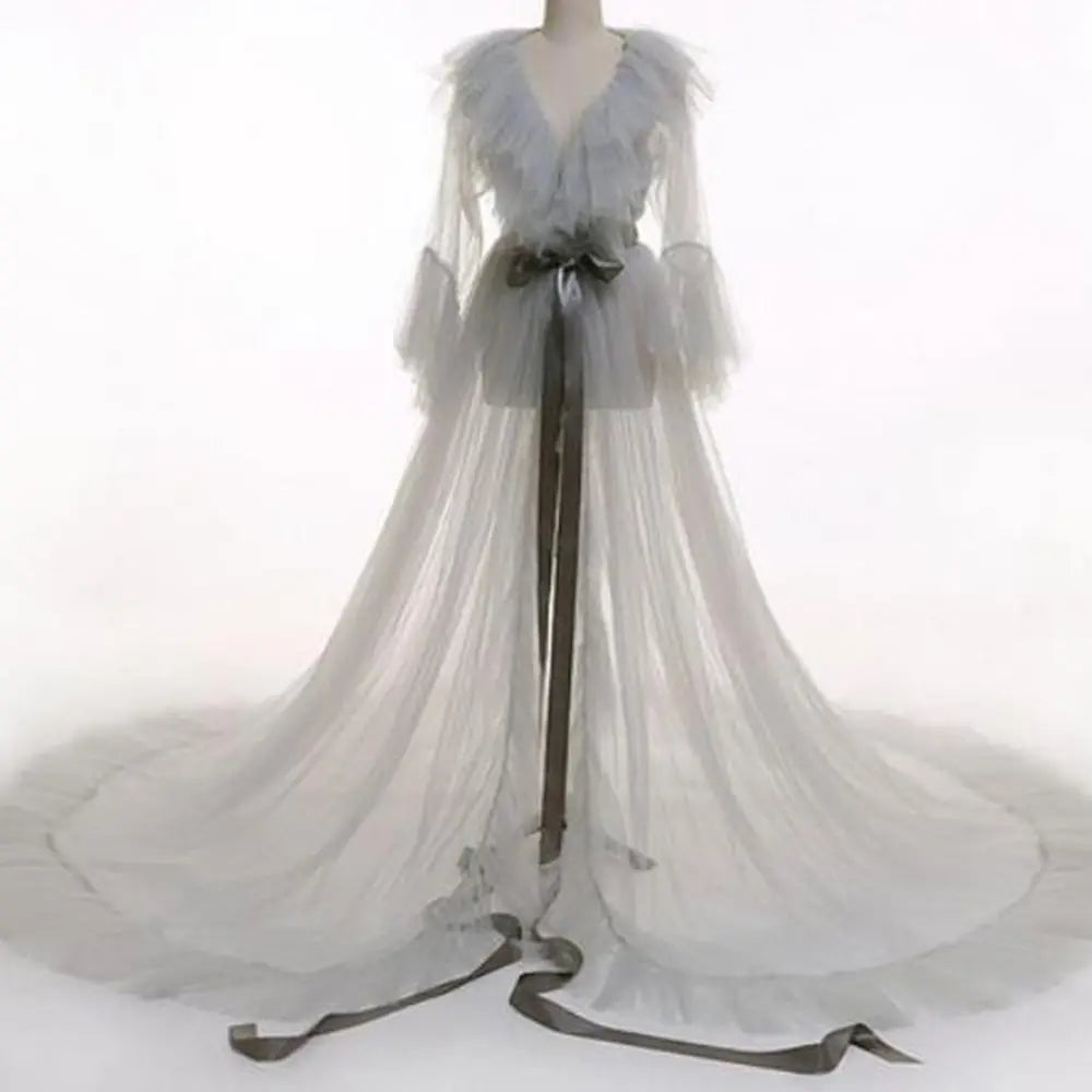 Sexy Long Tulle Dress Nightgown