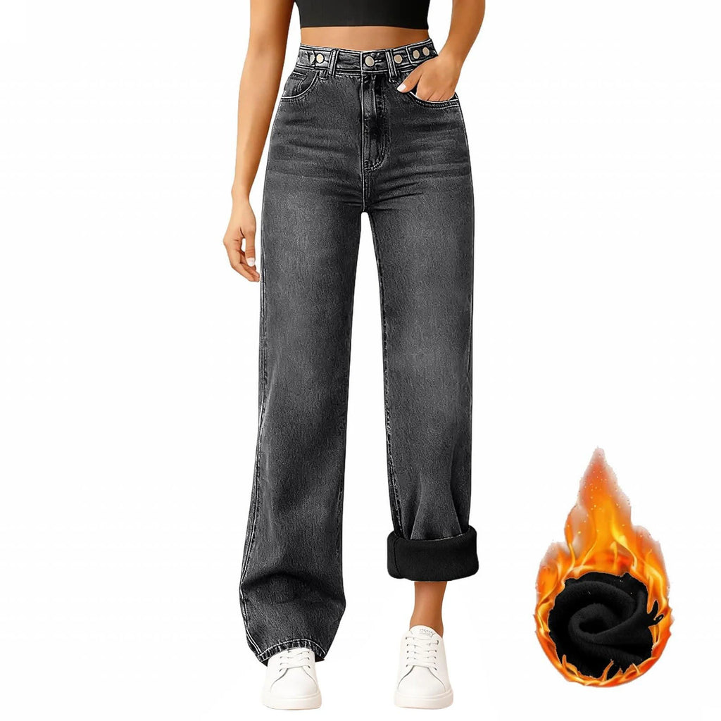 Retro Straight Leg Jeans