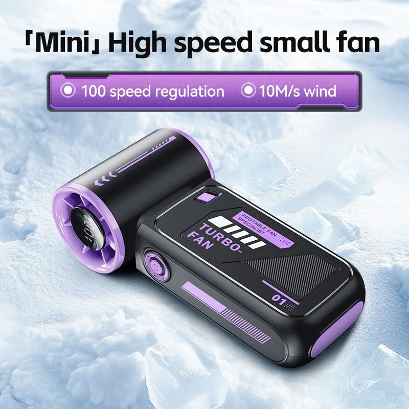 New High Speed Turbo Air Handheld Fan