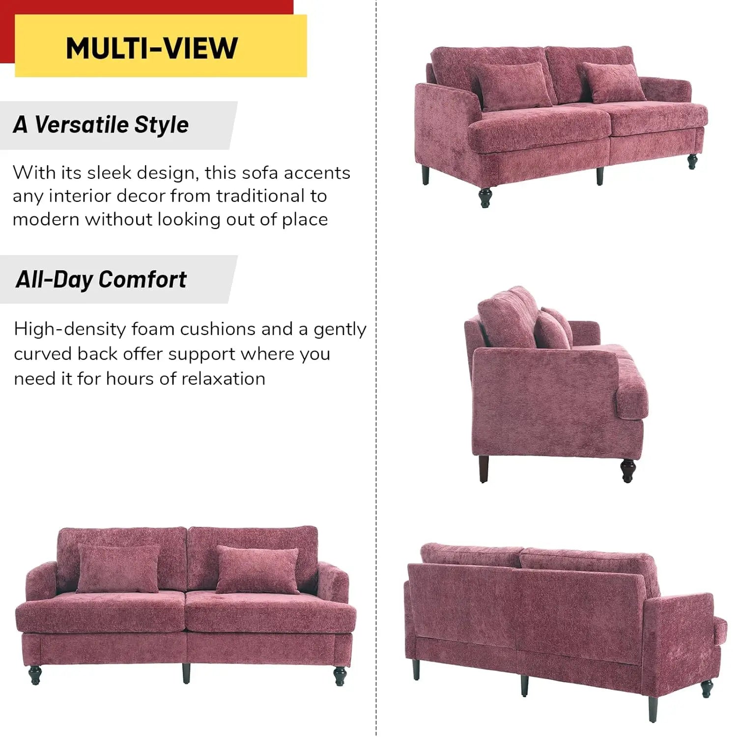 70 inch Loveseat Sofa