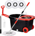 360° Spin Mop Bucket Sets Wrings System
