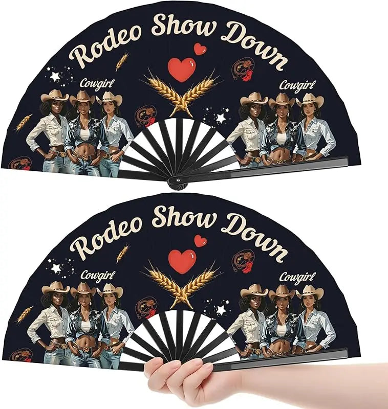Large Festival Hand Folding Fans