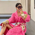 Long Sleeve Adult Bathrobe w/ Pockets