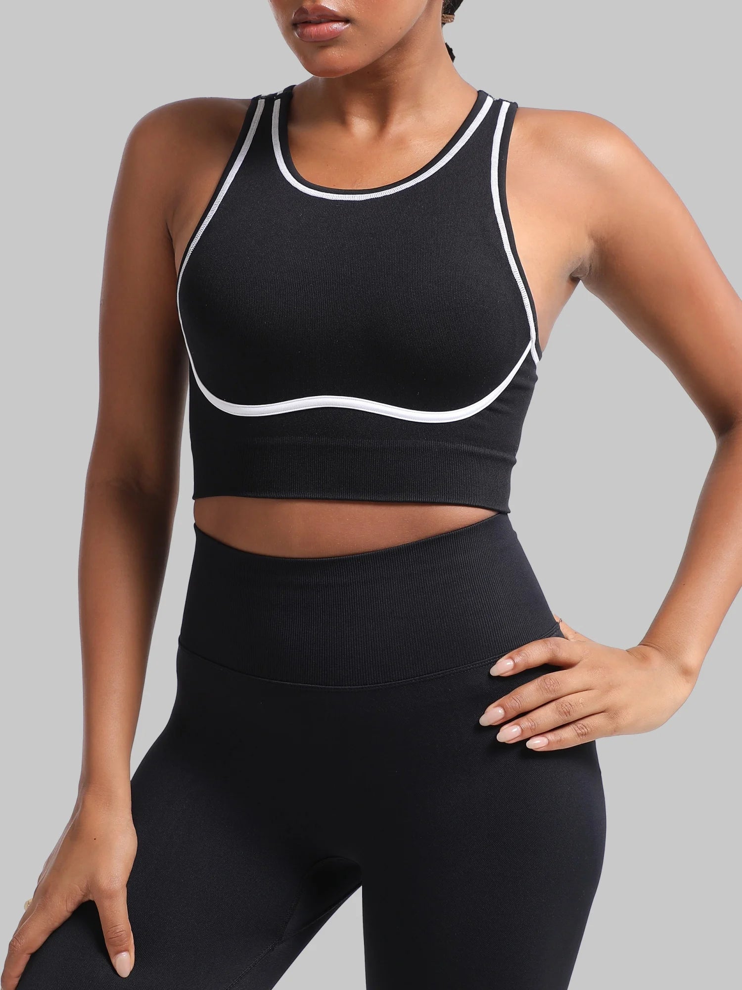 Contrast Sports Bra